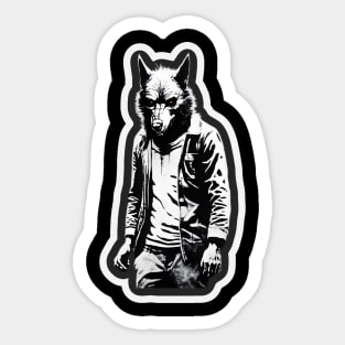 Werewolf of Main Street Sticker